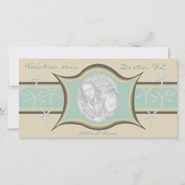 Tarjeta fotográfica Starfish (Anverso)