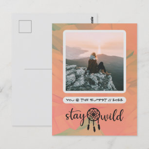 Tarjeta fotográfica Stay Wild Boho