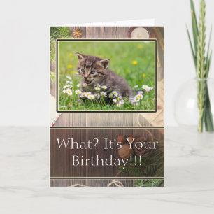 Tarjeta fotográfica Super Suprimido Happy Birthday
