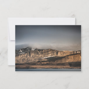 Tarjeta fotográfica Svalbard Landscape