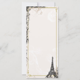 Tarjeta fotográfica Torre Eiffel