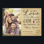 Tarjeta fotográfica Vintage Sweet Love Holiday<br><div class="desc">Tarjeta fotográfica Vintage Sweet Love Holiday</div>