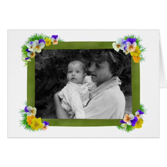 Tarjeta fotográfica Viola (Anverso (Horizontal))