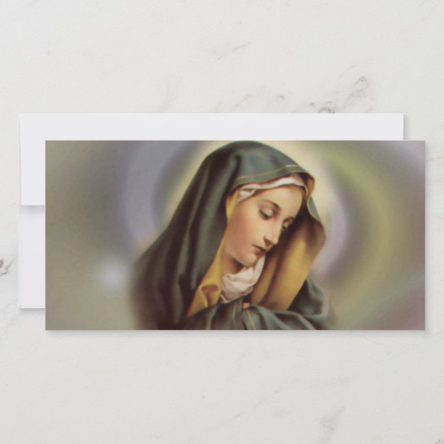 Tarjeta fotográfica Virgin Mary 2 (Anverso)