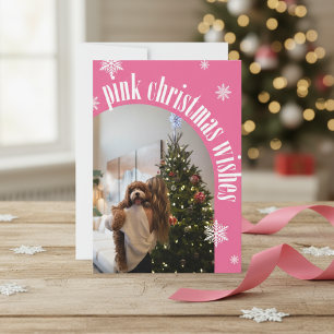Tarjeta fotográfica "Wish Retro" 2025 para Navidad