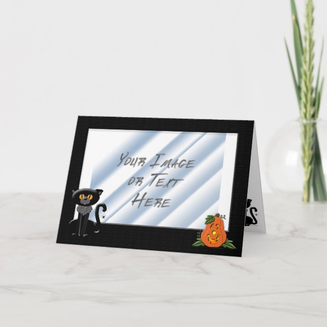 Tarjeta Fotograma de Halloween (Anverso)