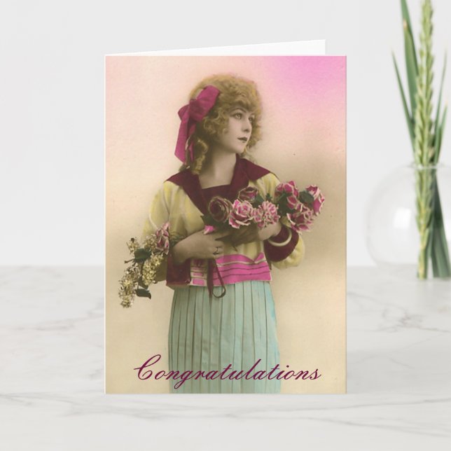 Tarjeta Fotos de época felicitaciones (Anverso)