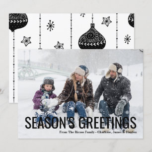 Tarjeta Fotos de feriado de los Navidades de Seasons Greet