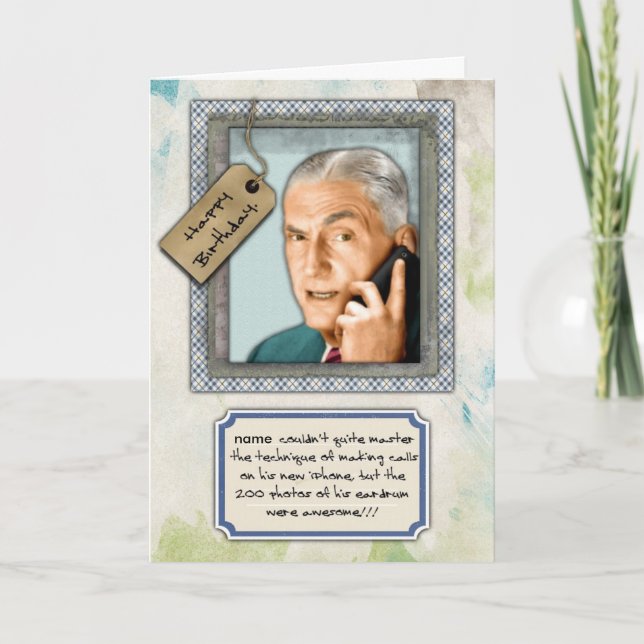 Tarjeta fotos de iPhone (Anverso)