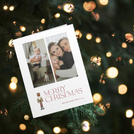 Tarjeta Fotos de la familia Merry Christmas 2