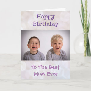 Tarjeta Fotos de los mejores niños de la historia de mamá,