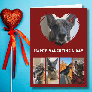 Tarjeta Fotos de Perros Adorables en Collage, Simple Día d