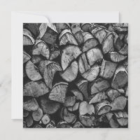 Fotos en blanco y negro de troncos de árboles cort