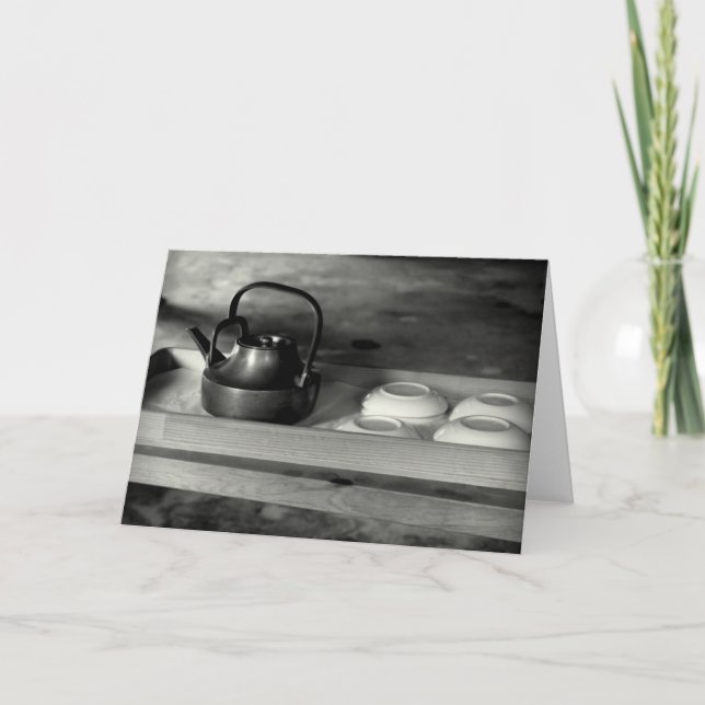 Tarjeta Fotos monocromas de Japón (Anverso)