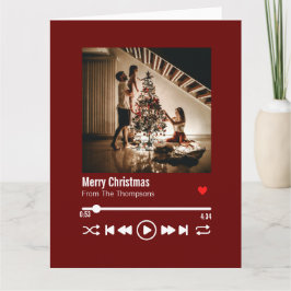 Tarjeta Fotos personalizadas de Feliz Navidad