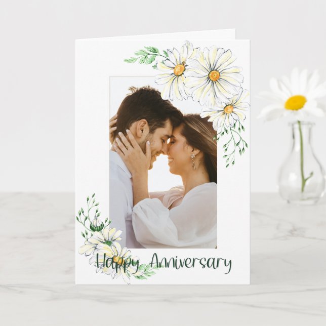 Tarjeta Fotos personalizados Bienvenida Aniversario de los (Planta pequeña)