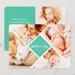 Tarjeta Fotos simples y modernas de Personalizados alegran