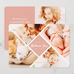 Tarjeta Fotos simples y modernas de Personalizados alegran