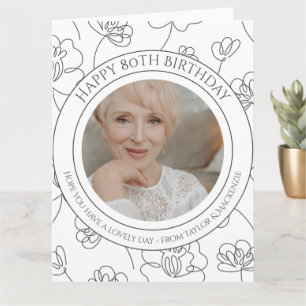 Tarjeta Fotos y textos personalizados de cumpleaños