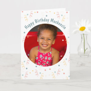 Tarjeta Fotos y textos personalizados de cumpleaños