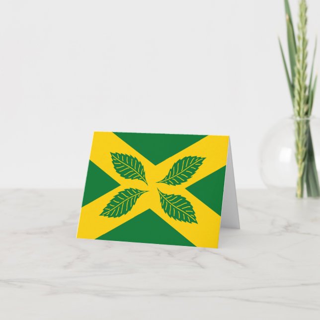 Tarjeta Four Elms flag (Anverso)