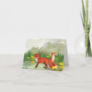 Tarjeta Fox All Occasion Notecard