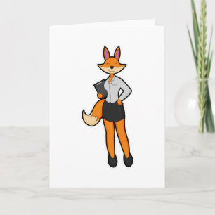 Tarjeta Fox como secretario con Notepad
