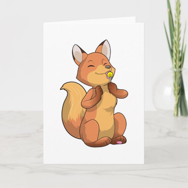 Tarjeta Fox con Lollipop (Anverso)