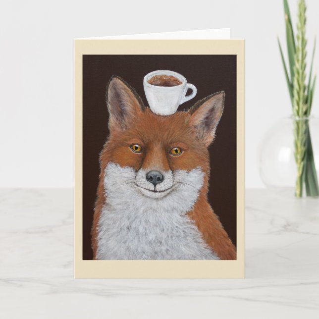 Tarjeta Fox matutina (Anverso)