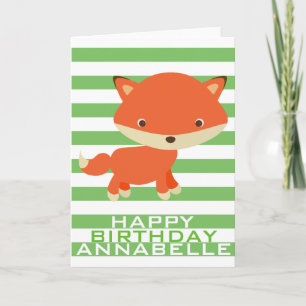 Tarjeta Foxy Birthday