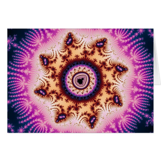Tarjeta Fractal (Anverso (Horizontal))