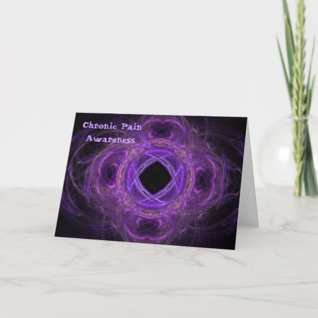 Tarjeta Fractal crónico de la conciencia del dolor (Anverso)