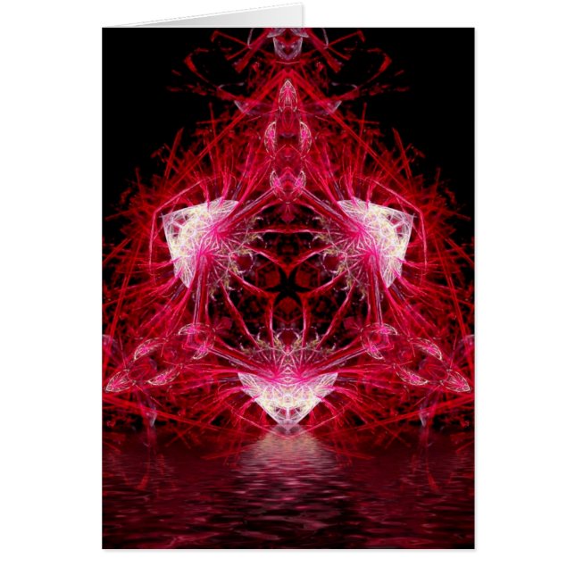 Tarjeta FractalART RedFaces (Frente)