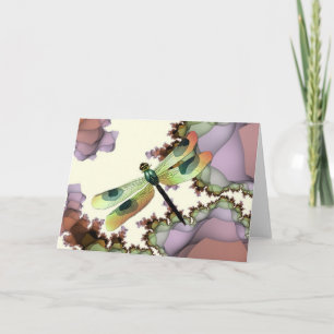 Tarjeta Fractals de la libélula (Tierra)