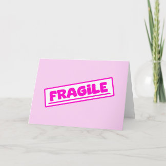 Tarjeta Frágil