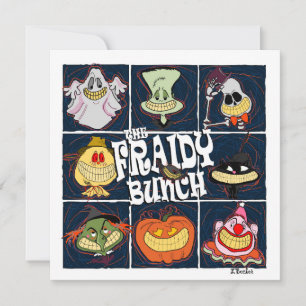 Tarjeta Fraidy Bunch Fun Halloween