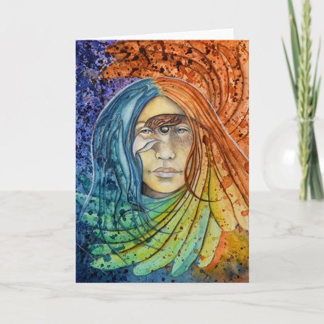 Tarjeta Framable: Vista Falcon (Anverso)