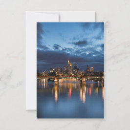 Tarjeta Fráncfort del Meno Alemania