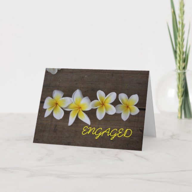 Tarjeta Frangipani de compromiso (Anverso)