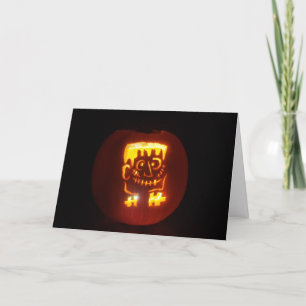 Tarjeta "FRANK-O'-LANTERN" Hallowe’en