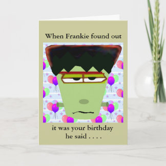 Tarjeta Frankenstein
