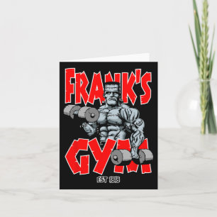Tarjeta Frankenstein Gym Funny Bodybuilding Fitness Workou