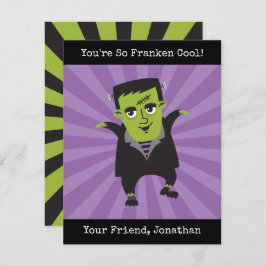 Tarjeta Frankenstein Halloween