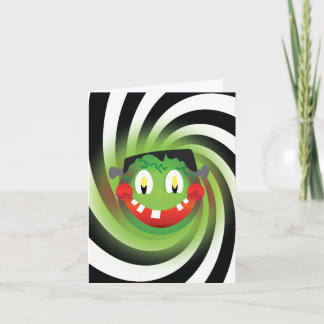 Tarjeta Franky Stein Halloweeen Card