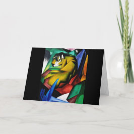 Tarjeta Franz Marc, Bella Artes Tiger