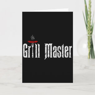 Tarjeta Frases de camiseta de barbacoa, camiseta de maestr