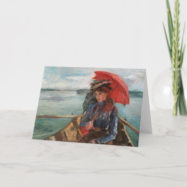 Tarjeta Fräulein Heck | Lovis Corinth (Anverso)