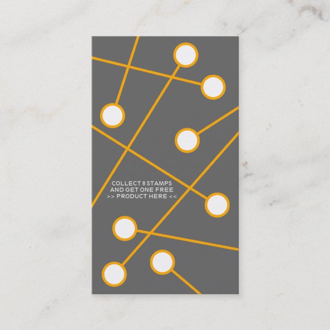 tarjeta frecuente anaranjada del comprador de la (Anverso)