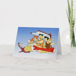 Tarjeta Fred Flintstone Wilma Barney y Betty PEBBLES™