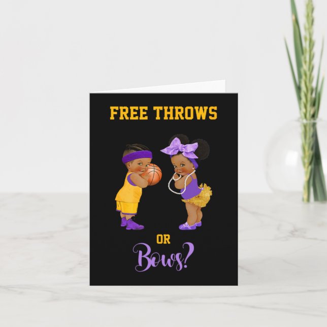 Tarjeta Free Throws o Bows Ba1 (Anverso)